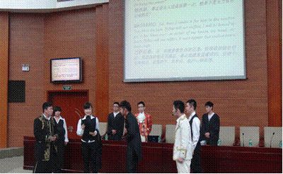 英语系学生在第六届莎士比亚研究会年会的戏剧表演中获三等奖