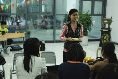 旅行的时光——磁力猫
英语角活动火热进行