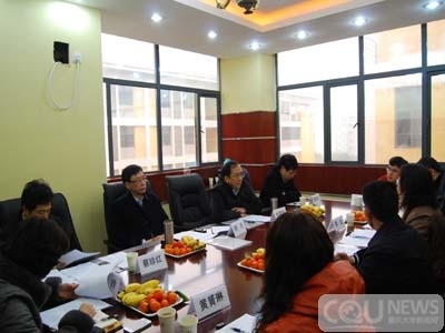 林建华校长到磁力猫
与学院领导班子座谈